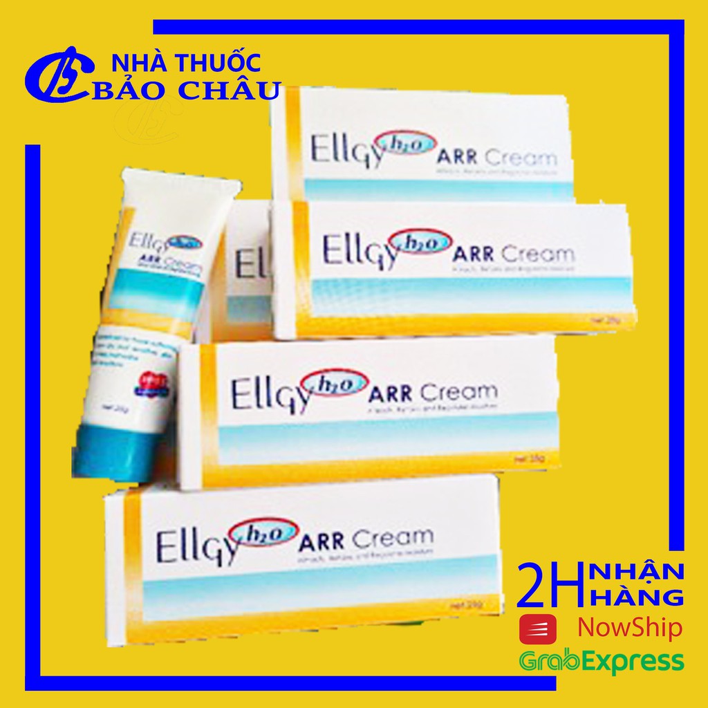 ELLGY H2O ARR Cream tuýp 25g kem dưỡng ẩm da tay và toàn thân [nhathuocbaochauq6] | BigBuy360 - bigbuy360.vn
