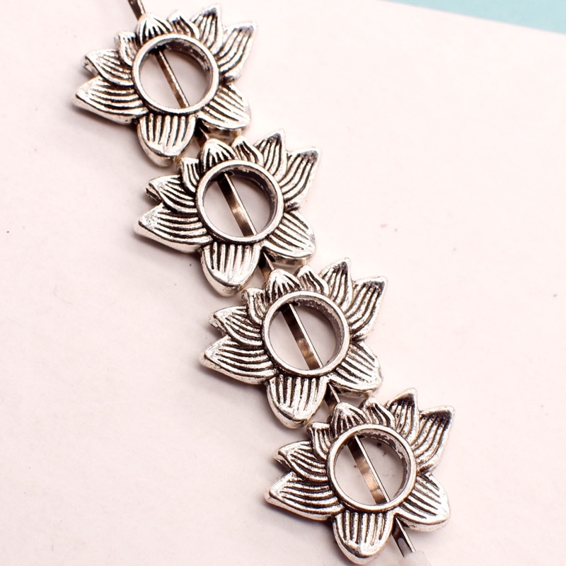 [GIÁ SỈ] Charm hoa sen xỏ hạt đá cực xinh - PHL068