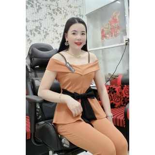 Sét bộ 2 dây cột nơ eo dễ thương.TCH35