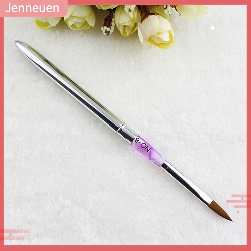 Cọ Vẽ Móng Tay Bằng Thép Không Gỉ Có Nắp Tháo Rời Được Chuyên Nghiệp