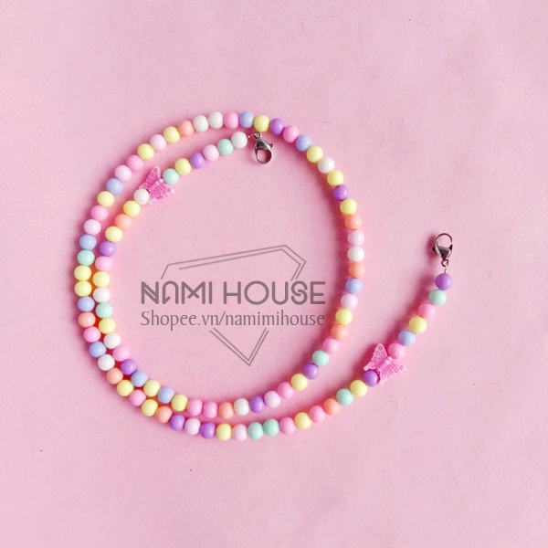 Dây đeo khẩu trang hạt nhiều màu dễ thương maskchain style hàn quốc - nami house