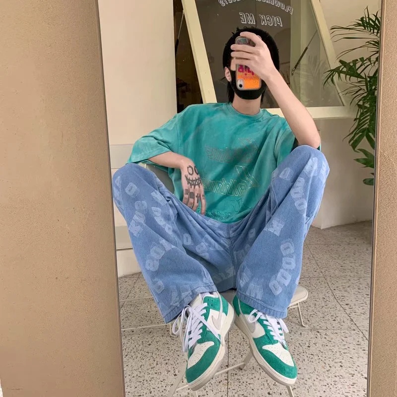 quần ống rộng Plus Size In Chữ Phong Cách Hàn Quốc Cổ Điển Thời Trang Cho Nam Và Nữ 3xl | BigBuy360 - bigbuy360.vn