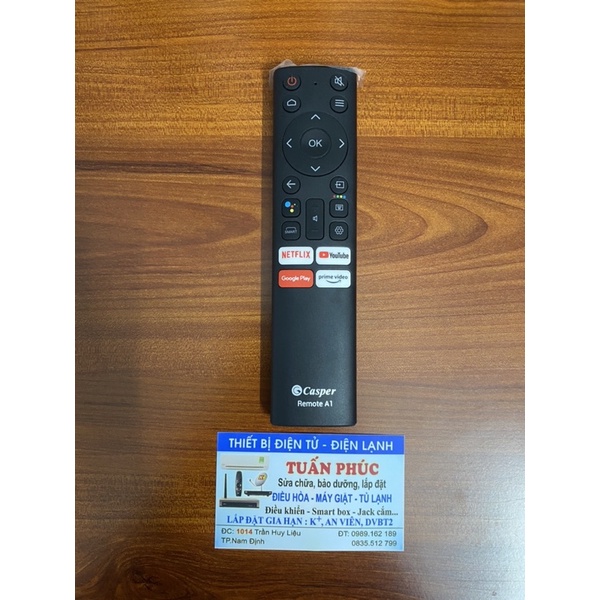 Remote tivi CASPER A1 Chính Hãng, Điều khiển tivi Casper A1 Chính Hãng