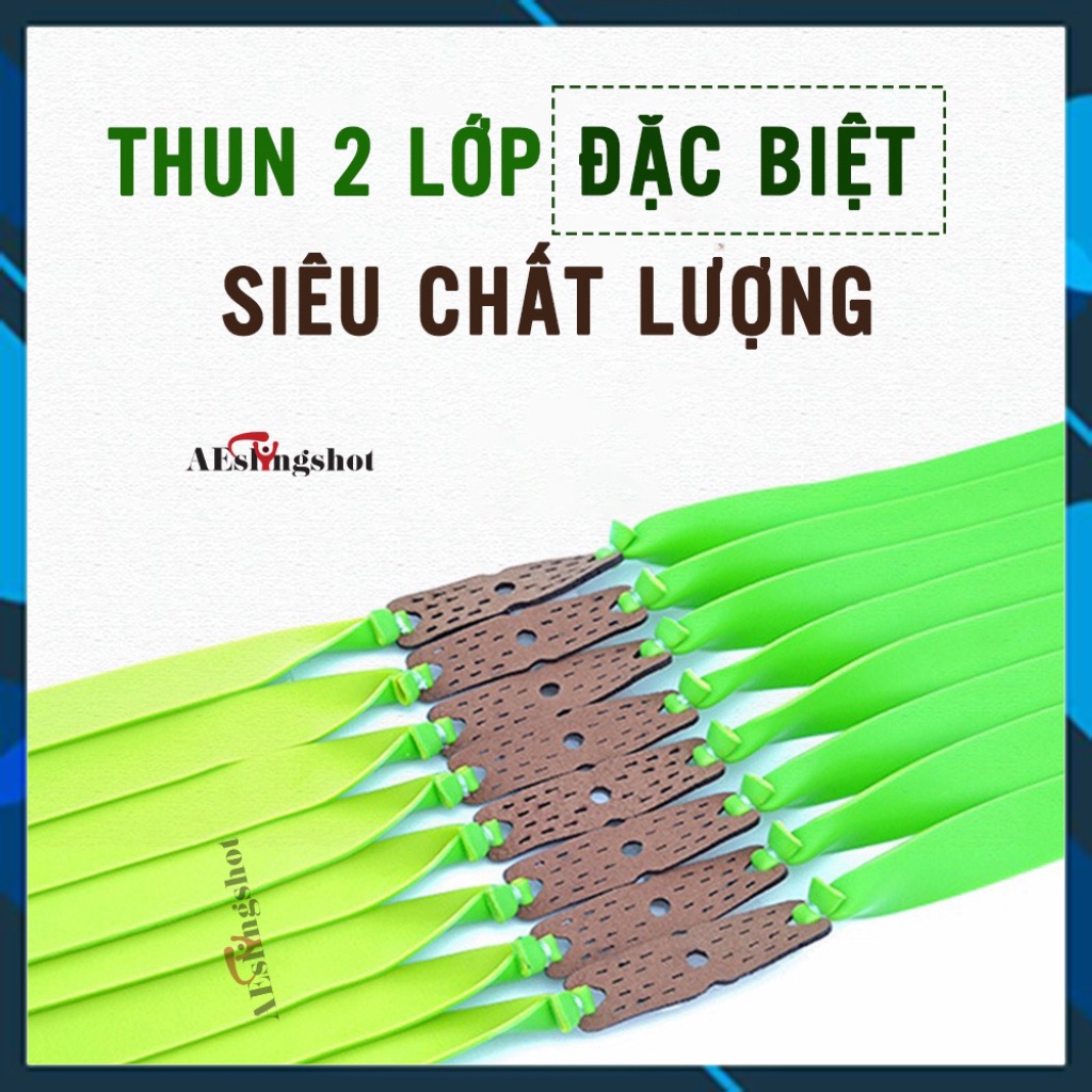 DÂY NÁ CAO SU 2 Lớp Cao Cấp Dây thun cao cấp siêu bền, thun ná cao su 2 lớp siêu cấp  - Ná Cao Su VTA