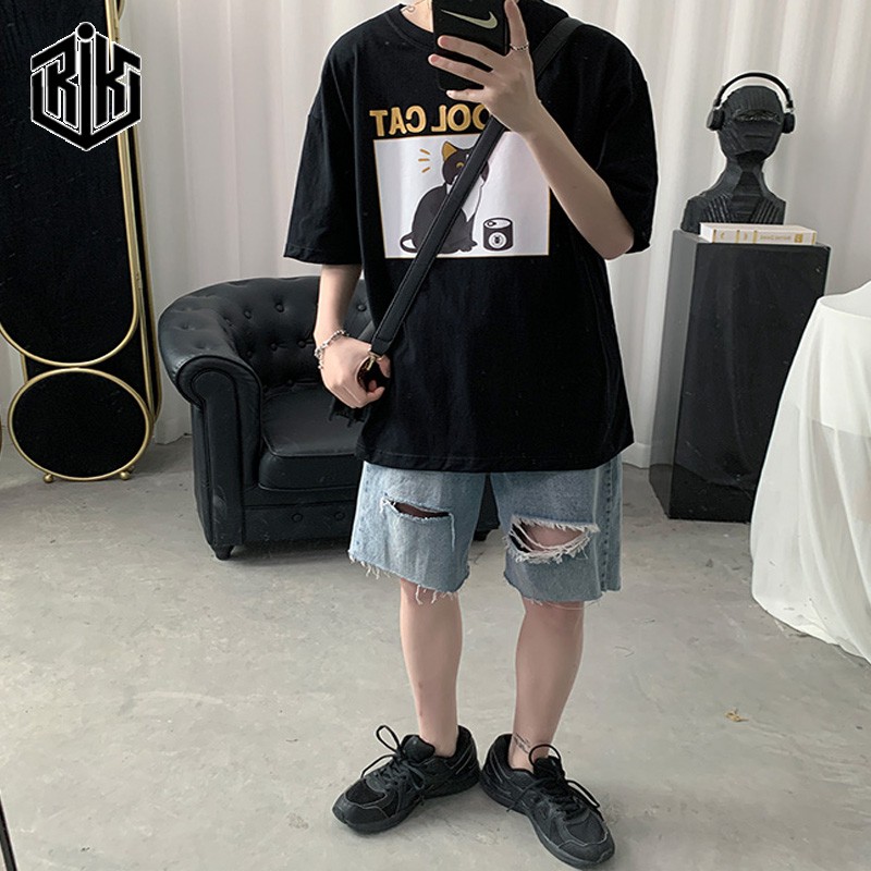 Áo thun form rộng unisex ngắn tay nam nữ oversize ATL104 | BigBuy360 - bigbuy360.vn