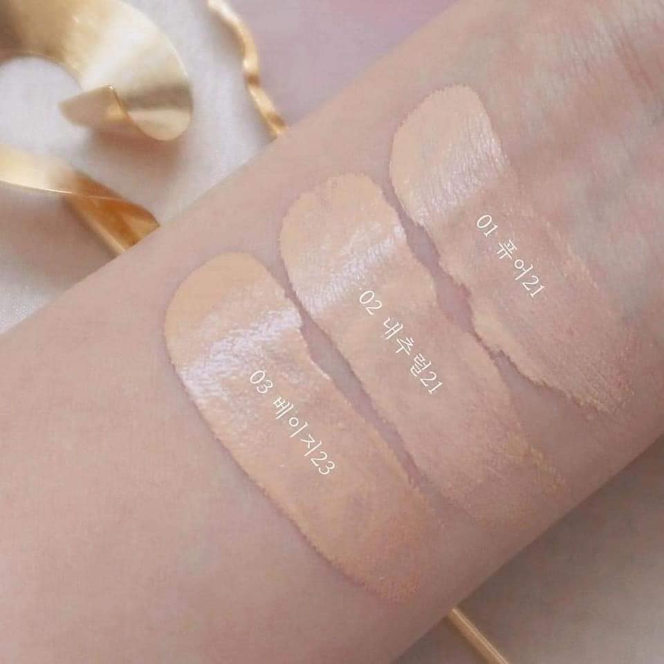 PHẤN NƯỚC CHE PHỦ TỐT, CHO LỚP NỀN BÓNG KHỎE ROMAND CLEAR COVER CUSHION SPF50 14G CHÍNH HÃNG - 9815