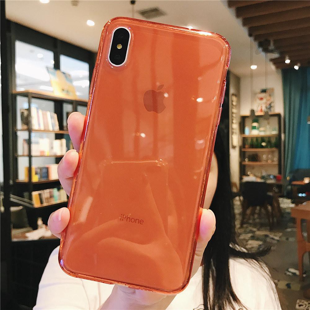 Ốp Điện Thoại Tpu Mềm Siêu Mỏng Trong Suốt 9 Màu Tùy Chọn Cho Iphonexr Xs X Xsmax 11 11pro Max 7 8 Plus 6 6s Plus