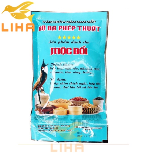 Cám Chào Mào Bộ Ba Phép Thuật 200gr - Dành Cho Chim Mộc Bổi, Nghe Hót, Cà Phê