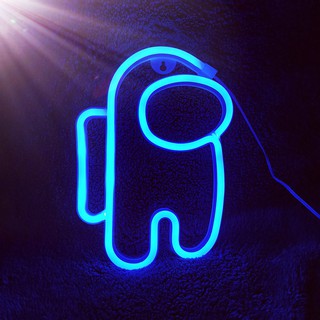 ĐÈN NEON TRANG TRÍ KIỂU AMONG US ĐÁNG YÊU