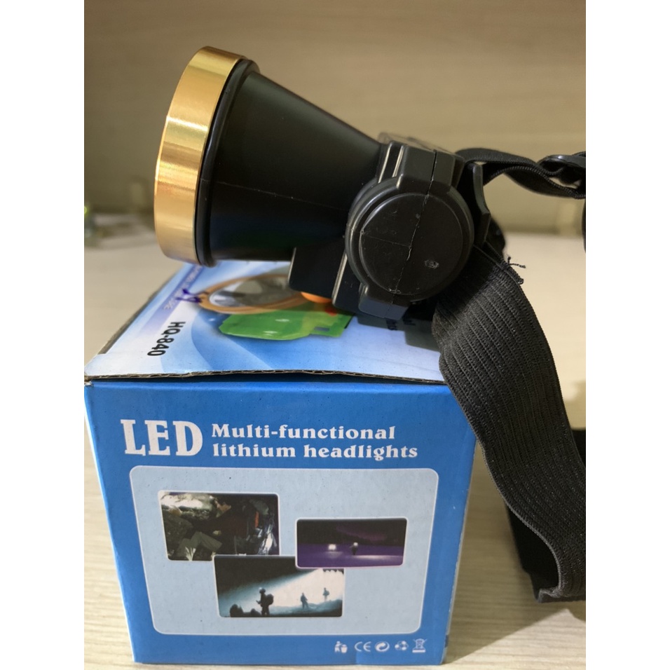Đèn Pin Led Đội Đầu Siêu Sáng HQ-840 -ánh sáng trắng