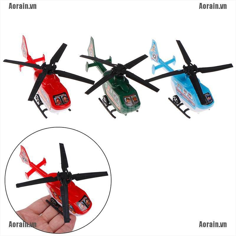 Bộ 2 mô hình máy bay trực thăng chạy trớn thiết kế tiện lợi cho trẻ em
