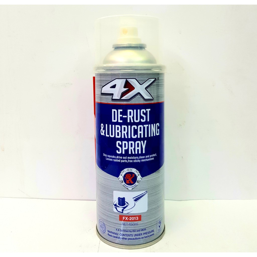 [Mua 2 chai tặng khăn 3D] CHAI XỊT CHỐNG RỈ SÉT SIÊU CẤP 4X DE RUST LUBRICATING SPRAY 450ML