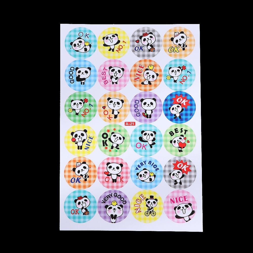 Bộ 240 miếng dán trang trí hình động vật hoạt hình cho bé