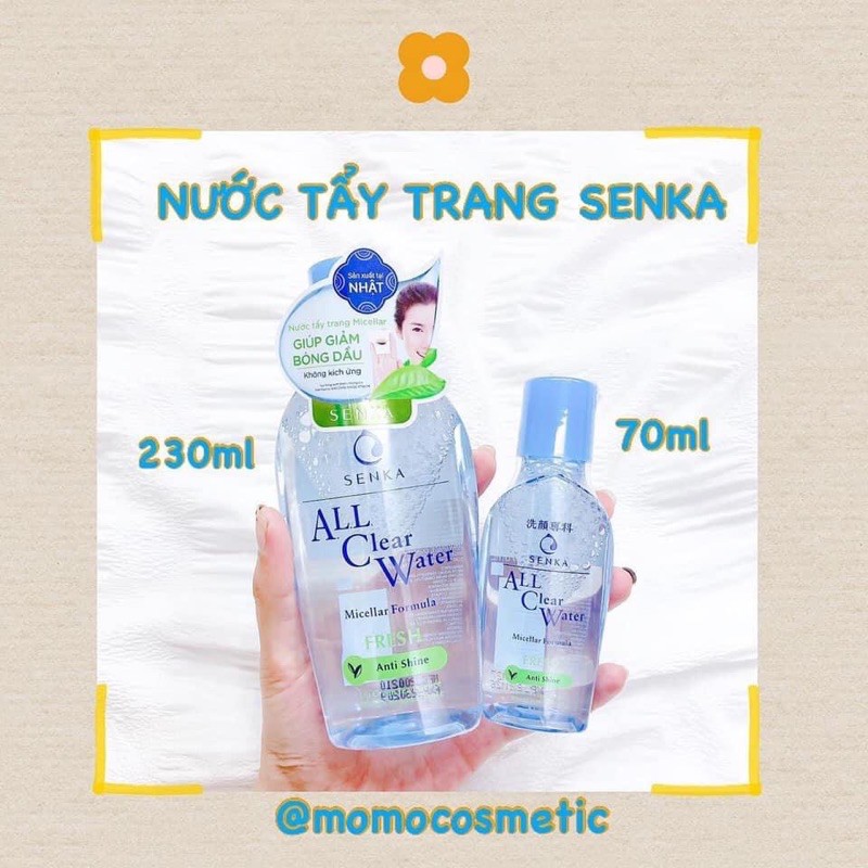 [Mã SKAMLTSM9 giảm 10% đơn 99K] Nước tẩy trang Senka