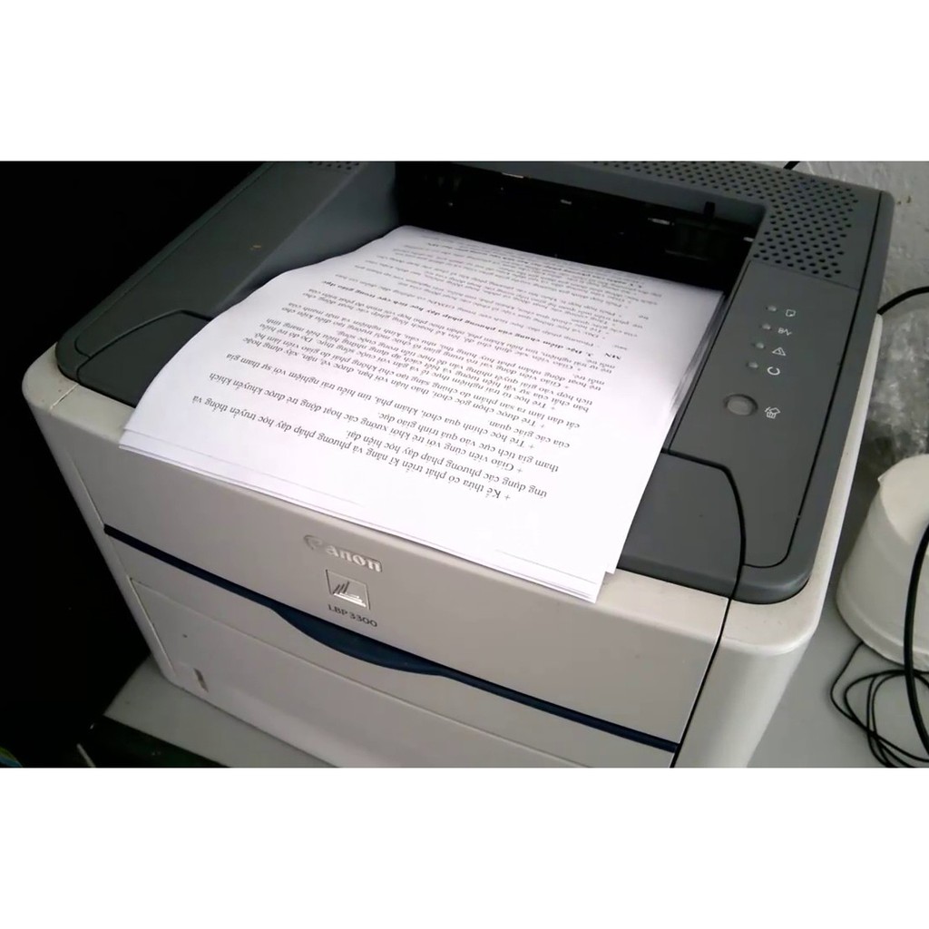 Máy in cũ 2 mặt Canon 3300 - tặng kèm hộp mực, dây nguồn, dây USB