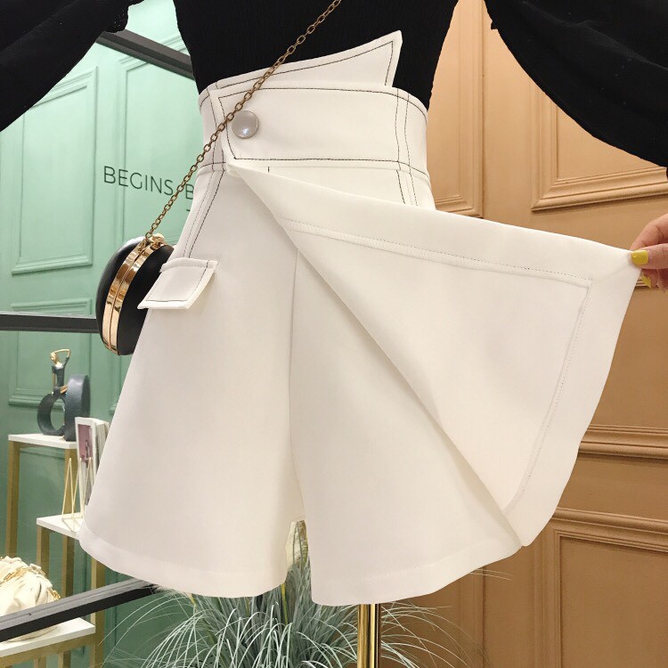 (SẴN) Quần váy cạp cao vạt chéo 1 cúc 2020 | BigBuy360 - bigbuy360.vn