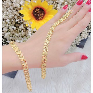 Lắc Tay Nữ  Mạ Vàng 18K Mẫu 058.0505 ( 01 Chiếc ) - B ao Đổi Tra Trong Vòng 07 Ngày , trang sức nữ
