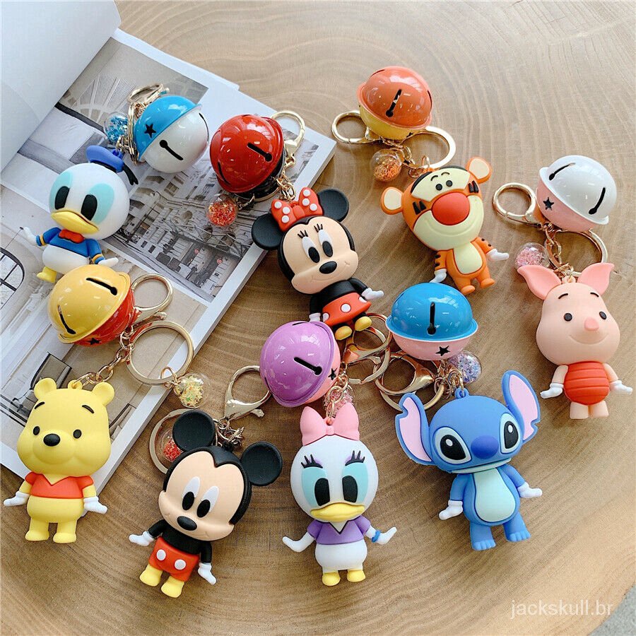 Móc khóa hình nhân vật Disney/Mickey/Minnie/Stitch