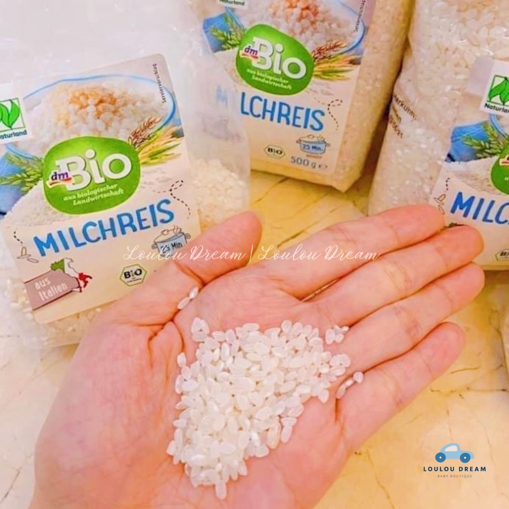 Gạo sữa hữu cơ dmBIO ĐỨC cho bé ăn dặm