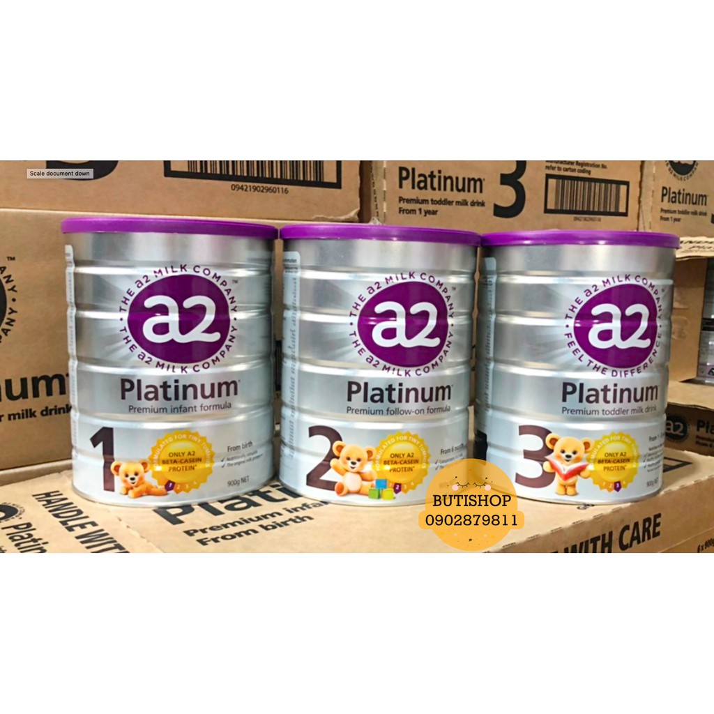 (HÀNG AIR) SỮA A2 PLATINUM ÚC 900g