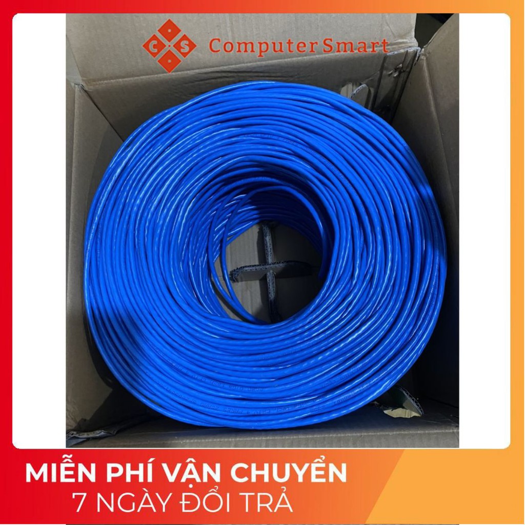 [Freeship] Dây Mạng, Cuộn Cáp Mạng Cat5 Giga Link Full 305m, Tiết Diện 0.42 - Truyền Tín Hiệu Tốc Độ Cao