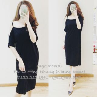 Đầm lệch vai lệch tà