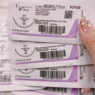 CHỈ PHẪU THUẬT TỰ TIÊU VICRYL 1 PLUS