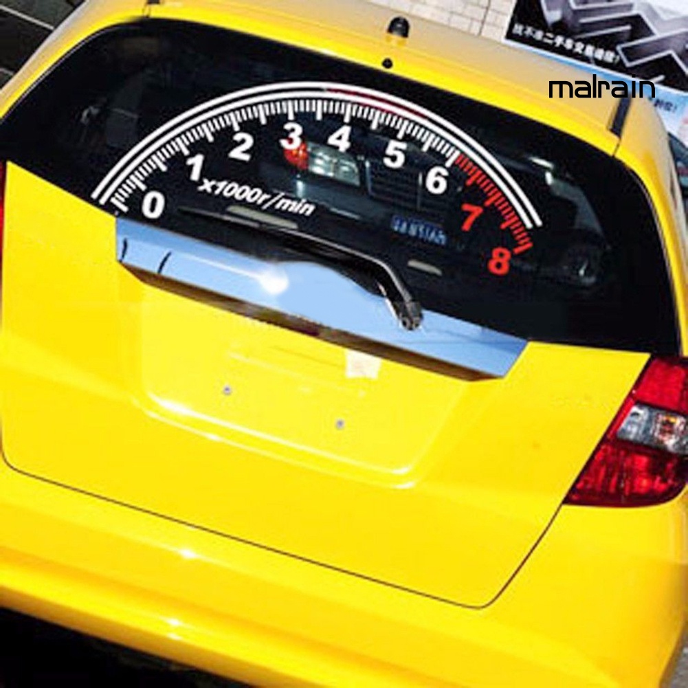 Miếng Dán Trang Trí Kính Chắn Gió Phía Sau Xe Hơi Phản Quang Thời Trang