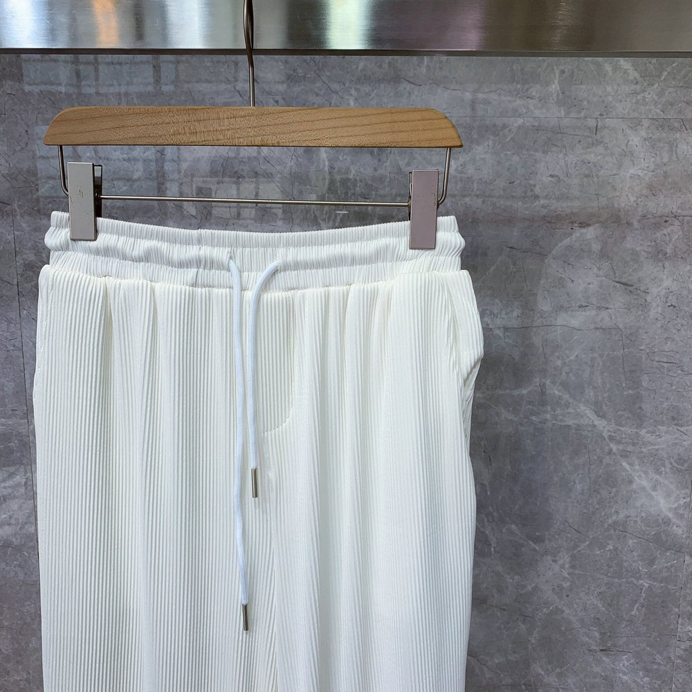 Quần suông nam gân tăm, quần ống rộng unisex gân tăm kiểu dáng basic