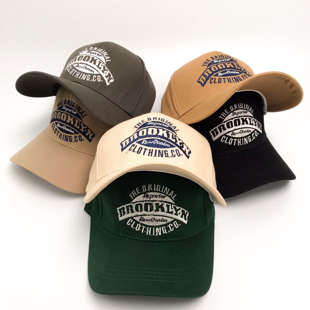 Mũ lưỡi trai Unisex  Nón kết Ulzzang thêu BROOKLYN chất kaki cao cấp nam nữ Molly Fashion – NK023