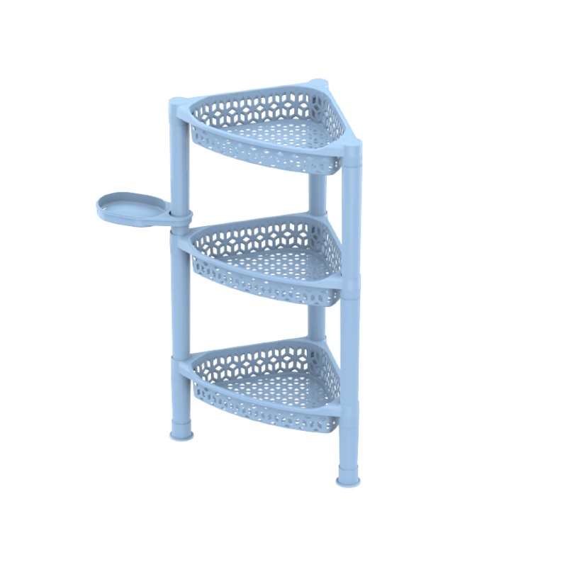 Kệ góc nhỏ 3 tầng nhựa DUY TÂN (33.5 x 23 x 59 cm) - 13443