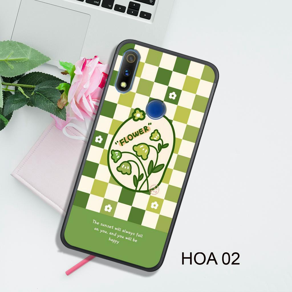 Ốp Lưng  OPPO REALME 3- REALME C3 - REALME 3 PRO - REALME 7 - REALME 7 PRO - REALME 7i, In Hình HOA, Màu Sắc Bắt Mắt.