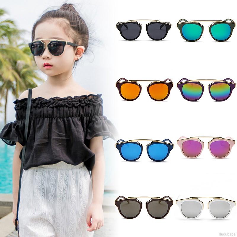 Kính mát gọng tròn thời trang dành cho trẻ em