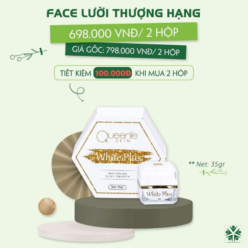 Face Lườiin thượng hạng Queenie Skin 35gr dưỡng trắng căng da