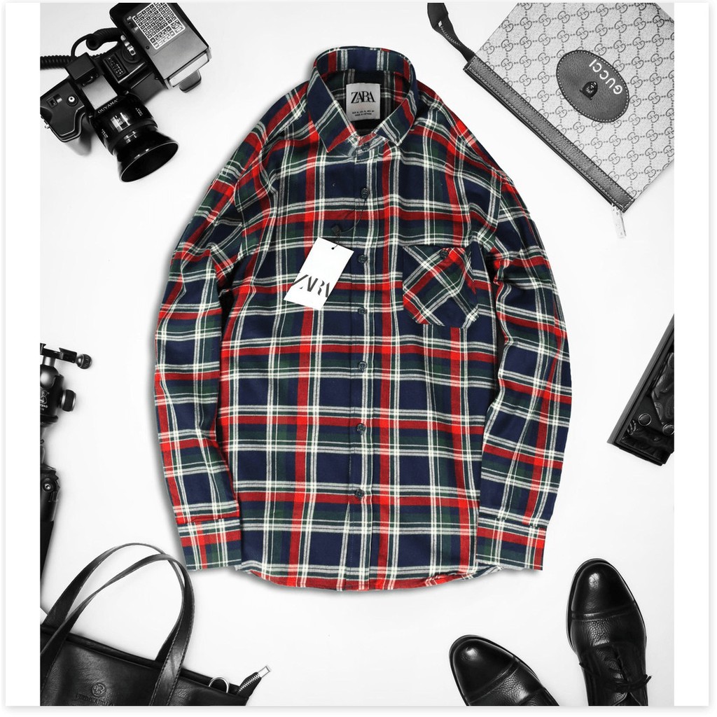 Áo Sơ Mi Nam Sọc Caro Vải Nỉ Siêu Hot Bán Chạy Nhất. HP