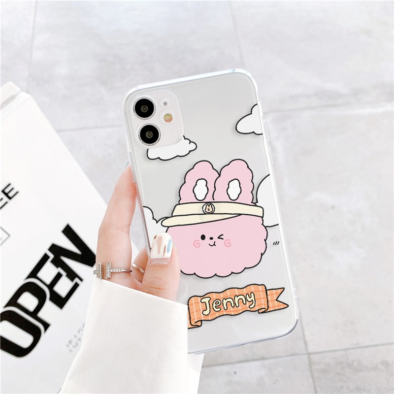 Ốp lưng iphone Jenny & Baobao viền trong chống ố 5/5s/6/6plus/6s/6splus/7/7plus/8/8plus/x/xs/11/12/pro/max/plus/promax | BigBuy360 - bigbuy360.vn
