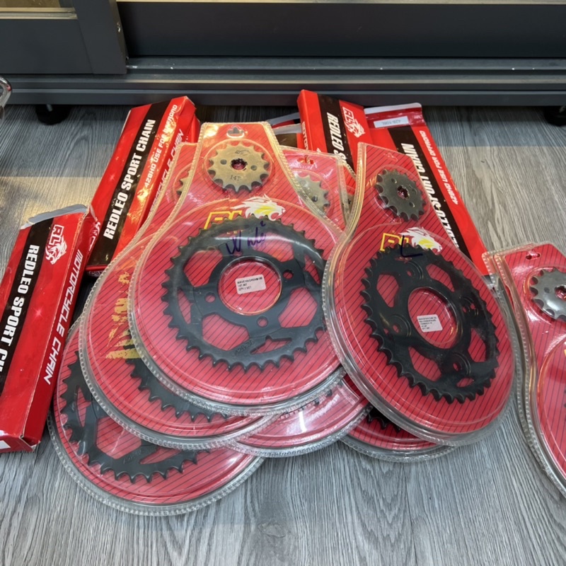 NSD nhông sên dĩa Redleo chính hãng satria exciter sonic winner raider ex150 exciter150 wave nhỏ dream wave lớn future