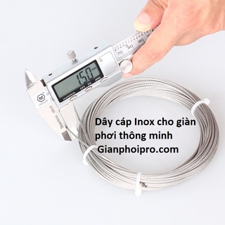 Dây cáp giàn phơi thông minh Loại Tốt ( Inox 304)