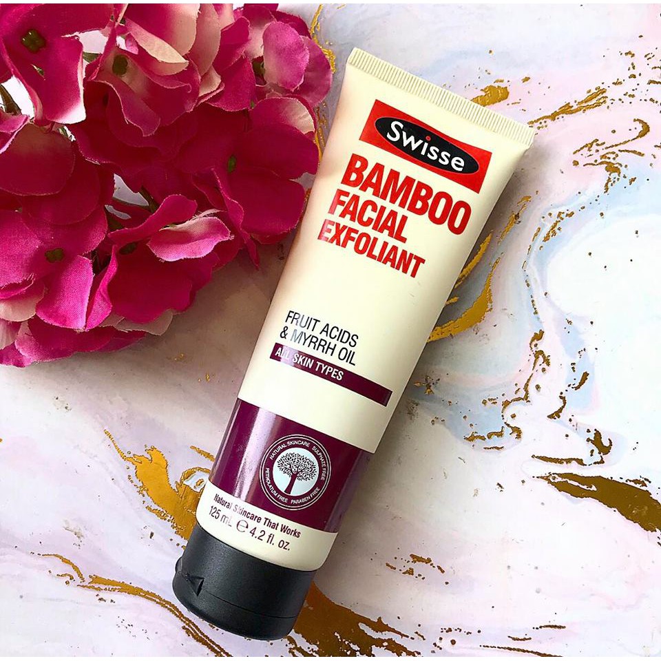 Swisse Tấy tế bào chết  Bamboo Facial Exfoliant 125ml