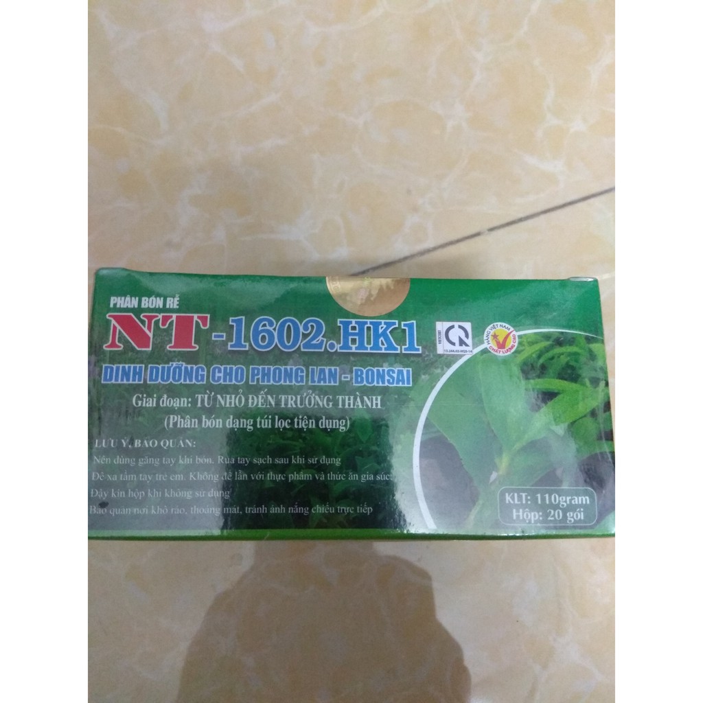 Phân bón túi lọc NT-1602-HK1- hộp 20 gói