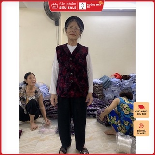 Áo gile người già áo bà già tặng bà tặng mẹ