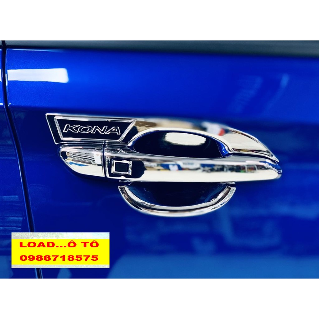 Ốp Tay Nắm, Hõm Tay Huyndai Kona 2022-2018 Nhựa ABS Mạ Crom