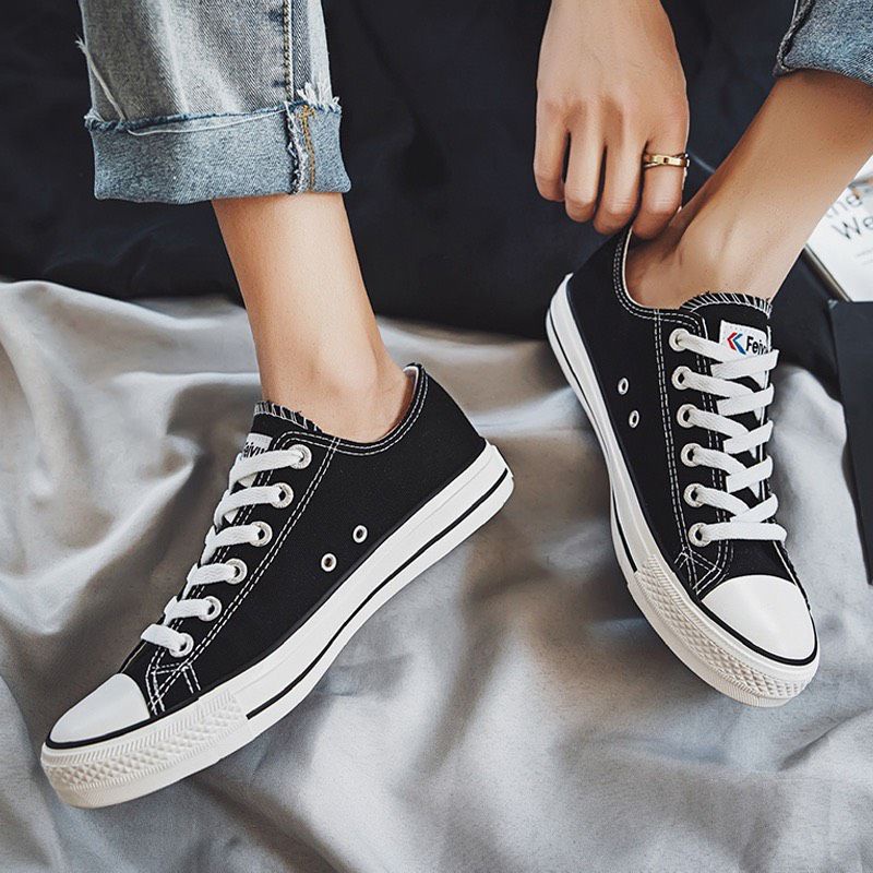 Giày Sneakers Nam Nữ,Giày CONVERSE Đen Thấp Cổ, Full Box Full Bill, Full Size ( 36 > 43 ) | BigBuy360 - bigbuy360.vn