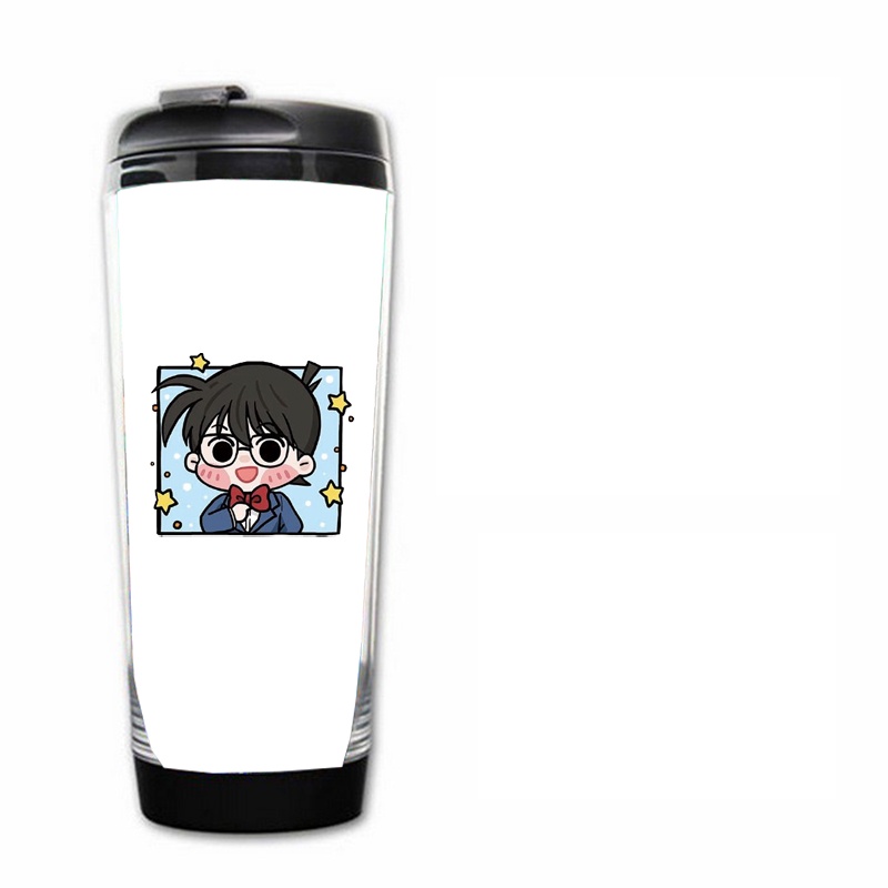Bình nhựa đựng nước in hình  CONAN, KAITO KID Thám tử lừng danh anime chibi xinh xắn độc đáo