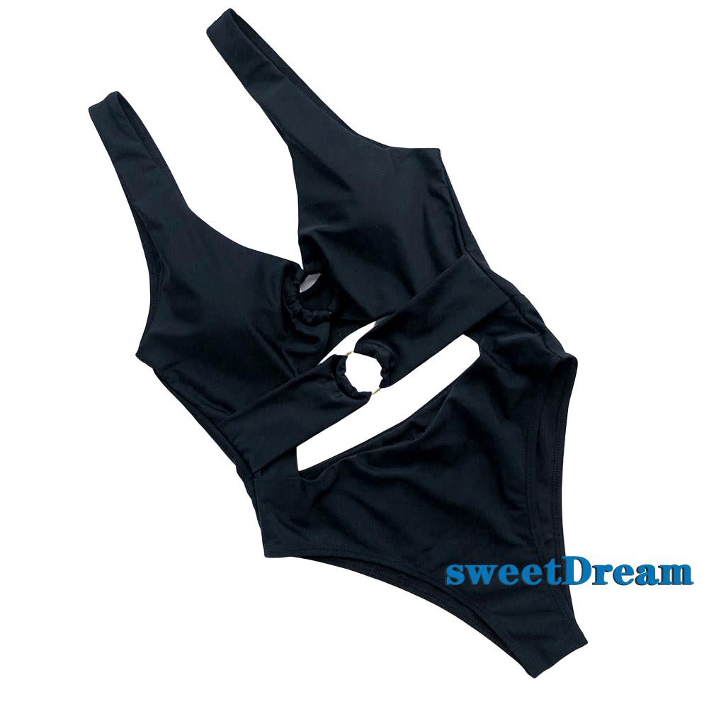 Bộ Bikini Một Mảnh Màu Trơn Gợi Cảm Cho Nữ | BigBuy360 - bigbuy360.vn