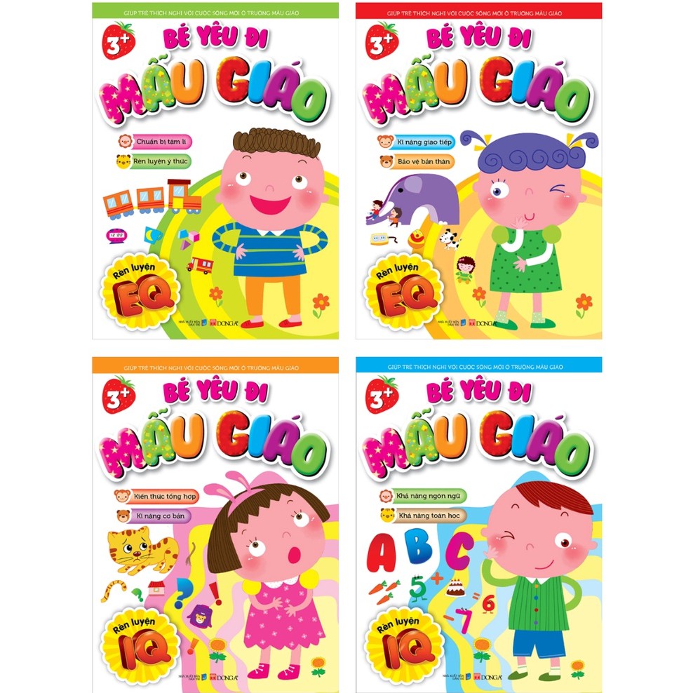 Sách - Bộ Bé Yêu Đi Mẫu Giáo (Cuốn Lẻ Và Combo) - Đông A - DAB