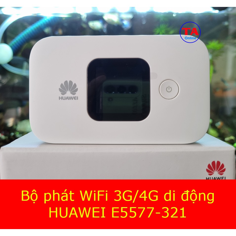 Wifi 4G Huawei E5577  và Pin 3000mAh - Hàng Chính Hãng - sử dụng liên tục 12h - Kết nối 16 thiết bị