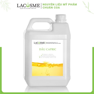 500ml - 1Lit Nguyên liệu mỹ phẩm Dầu Capric