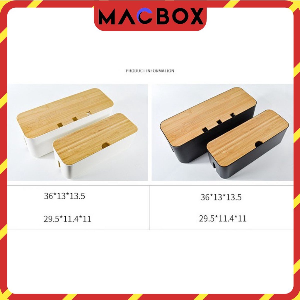 Hộp Đựng Ổ Điện, Hộp Đựng Ổ Cắm Điện Bảo Vệ An Toàn Cho Bé và Gia Đình Nhựa ABS Nắp Gỗ Chống Cháy Nổ