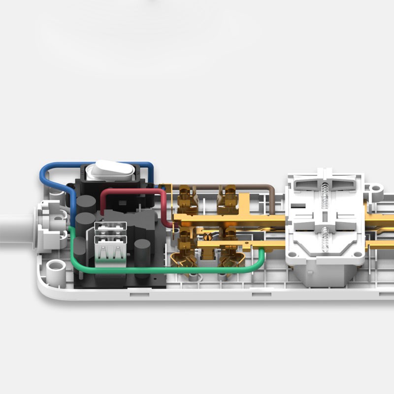 Ổ điện Xiaomi ZMI Power Strip 6 cổng 2 USB CX05